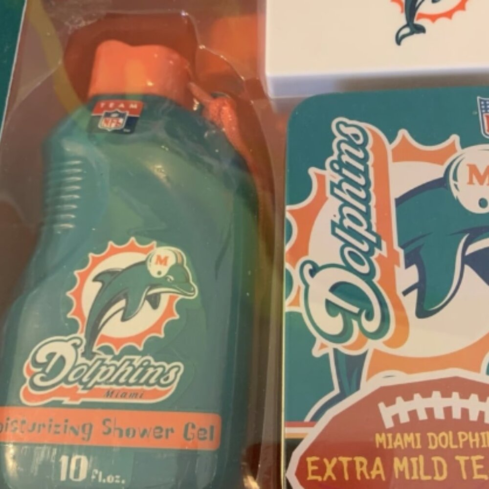 Vintage Miami Dolphins Team Body Care Gift Pack NFL Officially Licensed 90s Y2K